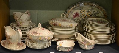 Lot 162 - Copeland Spode Fairy Dell pattern dinnerwares and other Copeland dinner plates, etc