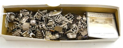 Lot 244 - Three silver charm bracelets