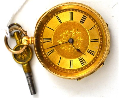 Lot 265 - A J.R. Gaunt & Son 18ct gold gentleman's pocket watch, in fitted case