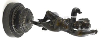 Lot 304 - A pair of Victorian bronze cherubs