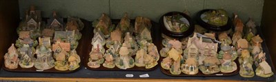 Lot 328 - A quantity of Lilliput Lane cottages, Ringtons jars, canteens etc