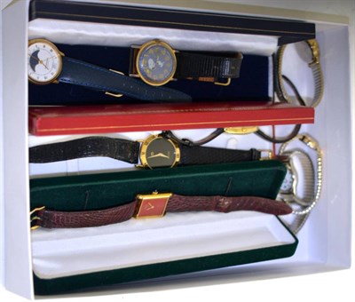 Lot 343 - A gentleman's Gucci wristwatch and other wristwatches