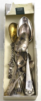 Lot 348 - A quantity of silver and other flatware