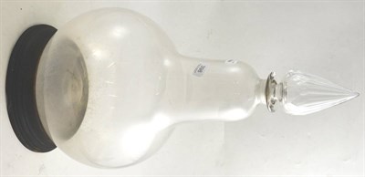 Lot 398 - A large Victorian glass carboy