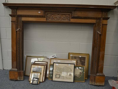 Lot 556 - Marsh Jones & Cribb Company, Kendall, carved rosewood fire surround