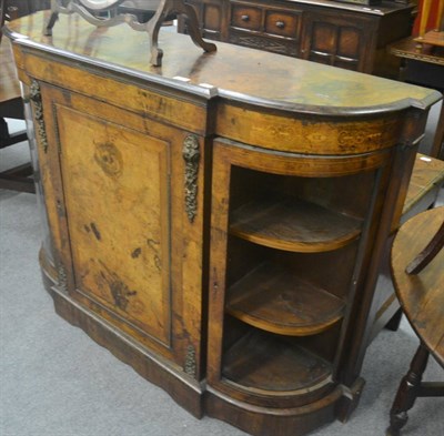 Lot 699 - A Victorian walnut credenza