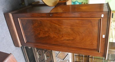 Lot 764 - Victorian mahogany single door cupboard