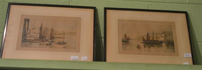 Lot 814 - A pair of coloured engravings, signed in pencil Henry G Walker