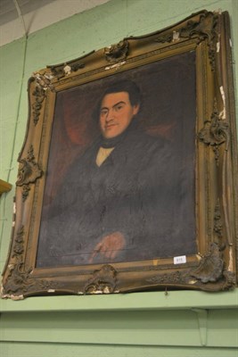 Lot 815 - Follower of Thomas Lawrence (19th century), A head and shoulders portrait of a gentleman...