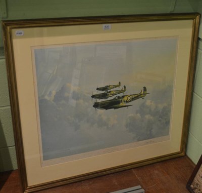 Lot 830 - Coulson, Gerald (20th century) Evening patrol 1940, print, limited edition, signed in pencil on the