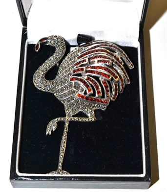 Lot 10 - Cartier style flamingo