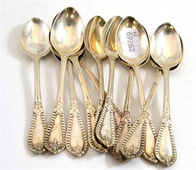 Lot 33 - A set of eleven Victorian silver teaspoons