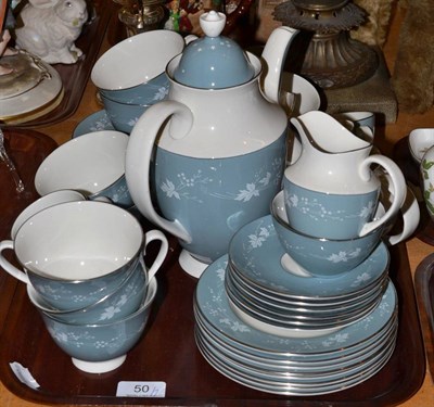 Lot 50 - Royal Doulton Reflection tea/coffee wares and Wedgwood strawberry china