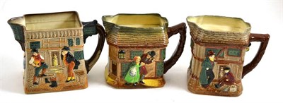 Lot 54 - Three Royal Doulton jugs: The Old Curiosity Shop, The White Heart Inn and Oliver Twist