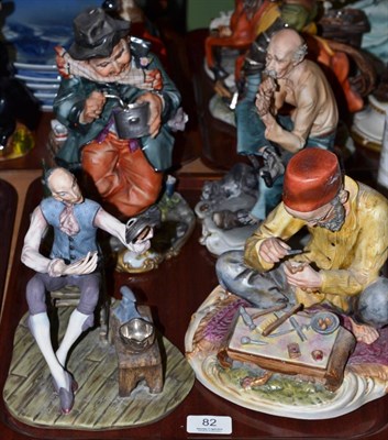 Lot 82 - Four Capodimonte figures