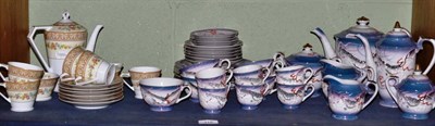 Lot 115 - Noritake coffee set and a thirty four piece Oriental tea/coffee service