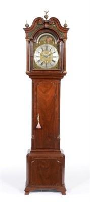 Lot 780 - A Mahogany Eight Day Longcase Clock, signed Nathaniel Brown, Manchester, circa 1780, swan neck...