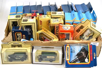 Lot 147 - Matchbox Skybusters sixteen assorted models together with thirteen Lledos (all boxed) and a few...