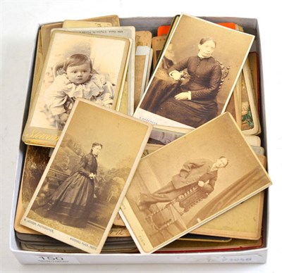 Lot 150 - Quantity of stereocards including hand painted examples