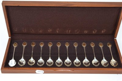 Lot 153 - RSPB silver spoon set