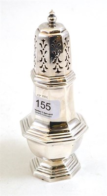 Lot 155 - Silver sugar caster