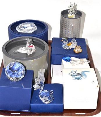 Lot 200 - A collection of Swarovski comprising: 698714, 858736, 200287 and six others