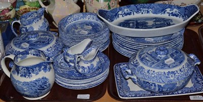 Lot 201 - A collection of Spode Italian pattern dinner ware including two tureens