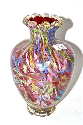 Lot 212 - A Millefiori glass vase