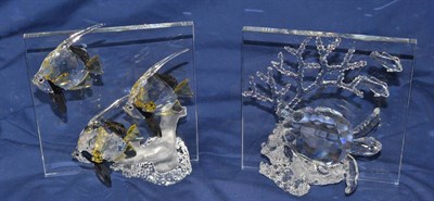 Lot 228 - A collection of Swarovski comprising: Wonders of the Sea, 854651 and 726028