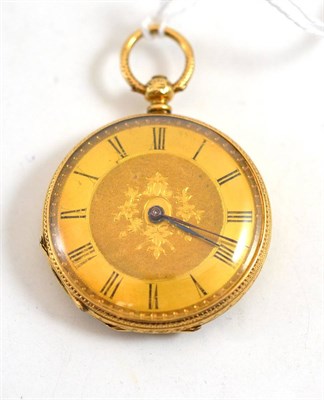 Lot 292 - A lady's fob watch