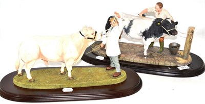 Lot 321 - Country Artists groups ";Belgian Blue - The Winning Partnership"; and ";Charolais Bull - The...