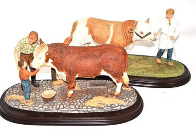 Lot 333 - Country Artists groups ";Simmental Bull - The Parade"; and ";The Next Generation - Hereford Bull"