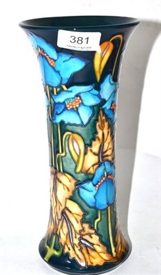 Lot 381 - A modern Moorcroft Blue Rhapsody pattern vase, designed by Philip Gibson, numbered 1114,...