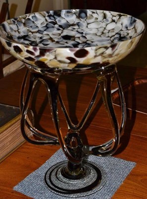 Lot 419 - Modern glass centrepiece bowl