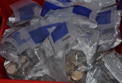 Lot 428 - Approximately 7200 foreign coins and a few foreign banknotes