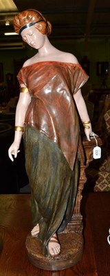 Lot 433 - Goldschneider figure (repaired)