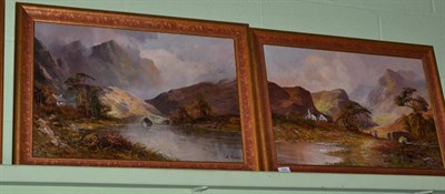 Lot 456 - W Richards pseudonym for F E Jamieson, a pair of oils on canvas