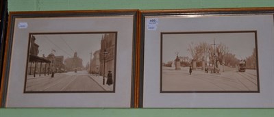 Lot 466 - Four watercolours, Bradford street scenes