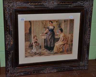 Lot 478 - Pair of gilt framed colour prints