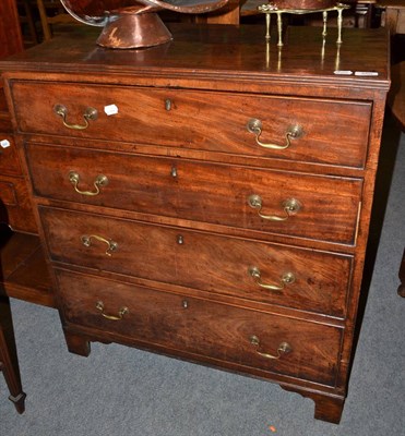 Lot 560 - A mahogany chest of drawers