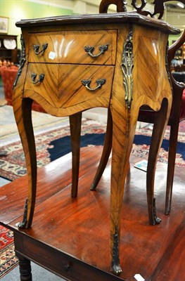 Lot 612 - A reproduction French style side table