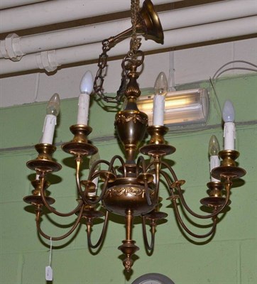 Lot 639 - Brass electrolier