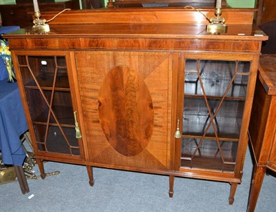 Lot 645 - Edwardian display cabinet