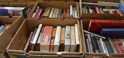 Lot 684 - Six boxes of books including: two boxes of Lawrence of Arabia; three boxes of Miscellaneous...