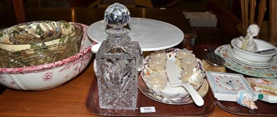 Lot 689 - Doulton series ware, silver brush, decorative ceramics and glass