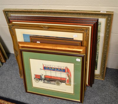 Lot 738 - Eight various prints including David Roberts, etc