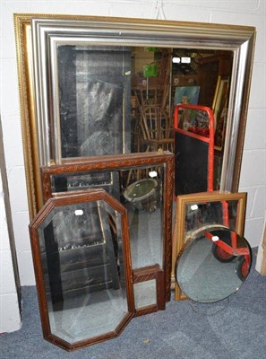 Lot 792 - Two reproduction mirrors and five small examples