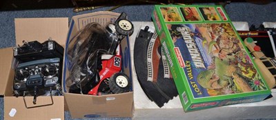 Lot 827 - Radio control car, Scalextric set, etc