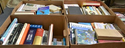 Lot 835 - Five boxes of books