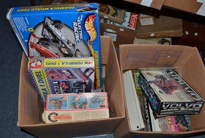 Lot 843 - Various Toys including Armatron, Geosafari, Minister Delux, Standard Sedan, Marx Tank, Flying...